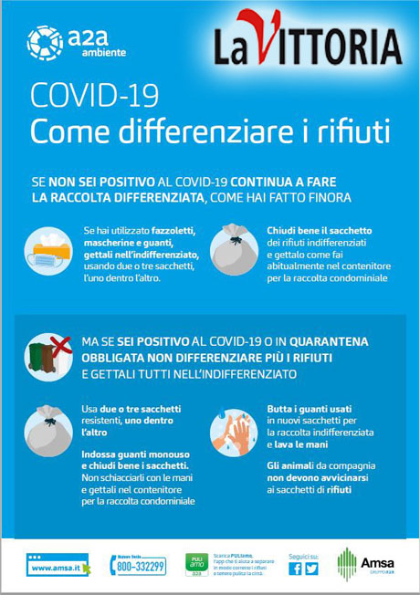 COVID 19 Rifiuti